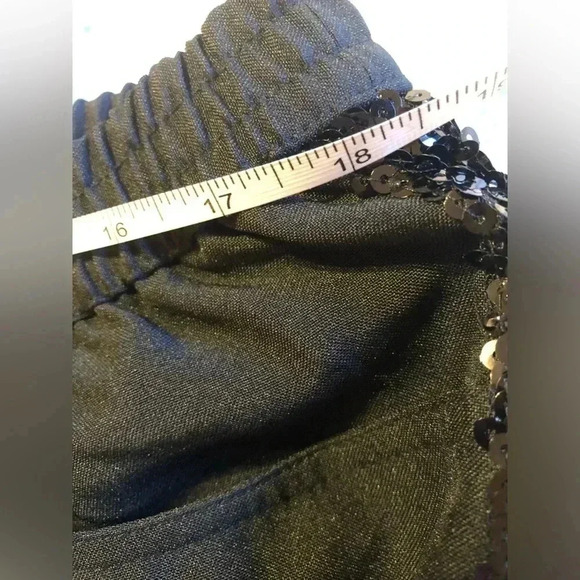 VENUS Black Sequin Trim Pants - Picture 12 of 12